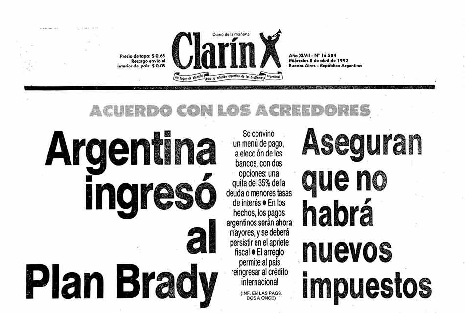 Daniel Marx, hombre-deuda, Banco Rio, Citicorp, Templeten, Darby Overseas, Blackrock, Megacanjes