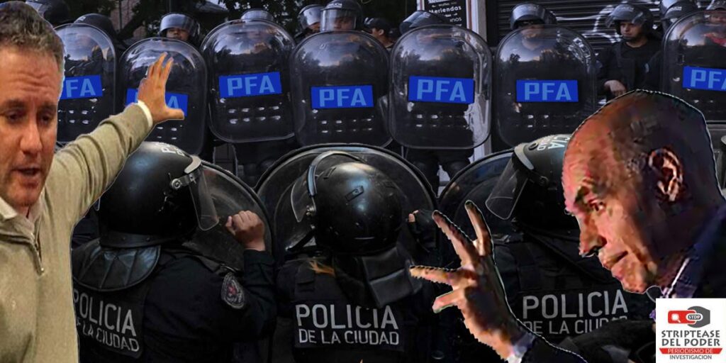 Policia CABA, Policia Federal, Rodríguez Larreta, Patricia Bullrich, Recoleta, Fernández de Kirchner