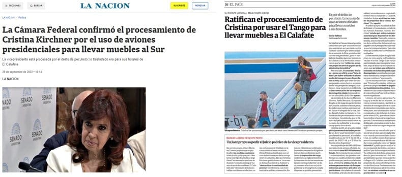 Lawfare, aviones presidencia, Bruglia, Bertuzzi, Llorens, Bonadio