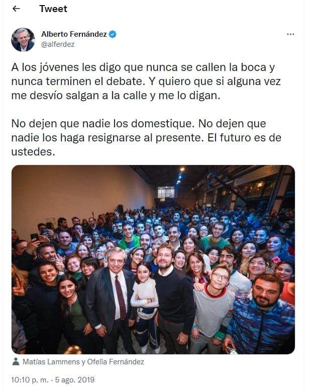 Pelea de FondoMI Kirchner vs Fernández,