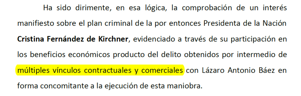 gravisimas fallas sentencia Tribunal Oral condeno a CFK, con una sentencia preventiva ad referendum