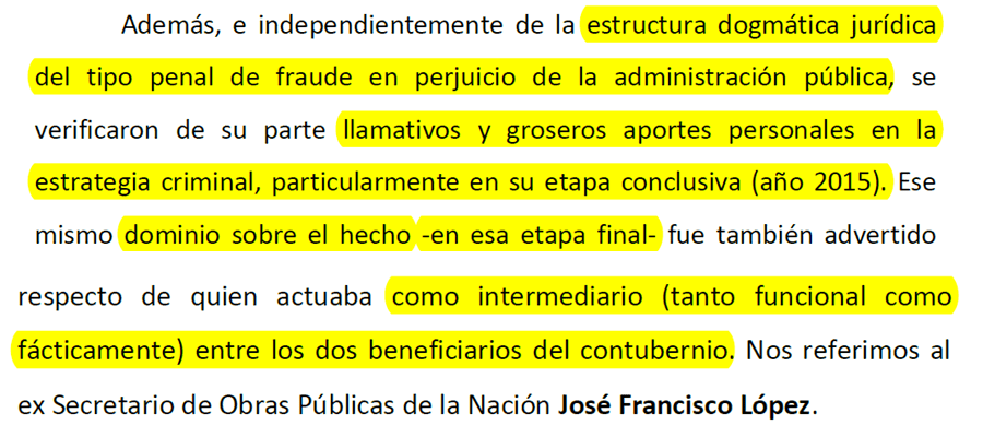 gravisimas fallas sentencia Tribunal Oral condeno a CFK, con una sentencia preventiva ad referendum