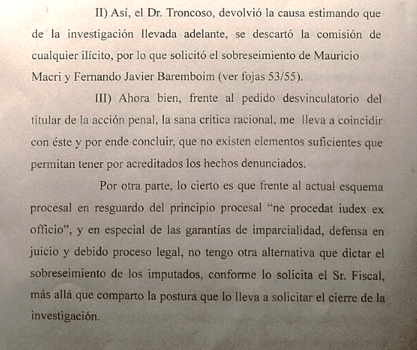 Marcelo D'Alesandro, Augusto Troncoso. Mauricio Macri, Fideicomiso Caminito, Molina Ciudad, Baremboin, Caijda
