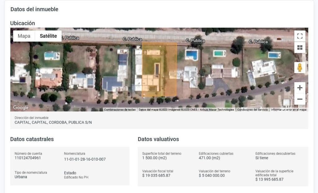 Luis Juez, Maria Victoria Corte, Casa JC, milón de dólares