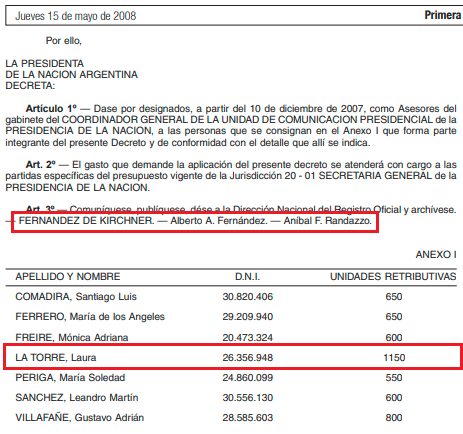 Corrupción Corte Suprema, Silvio Robles, Laura La Torre, Horacio Rosatti, Mauricio Macri