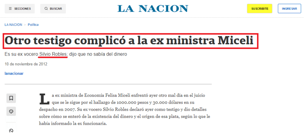 Corrupción Corte Suprema, Silvio Robles, Laura La Torre, Horacio Rosatti, Mauricio Macri