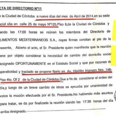 Alimentos Mediterráneos, Bersano, Vitali, Calvo, concurso, Ausonia