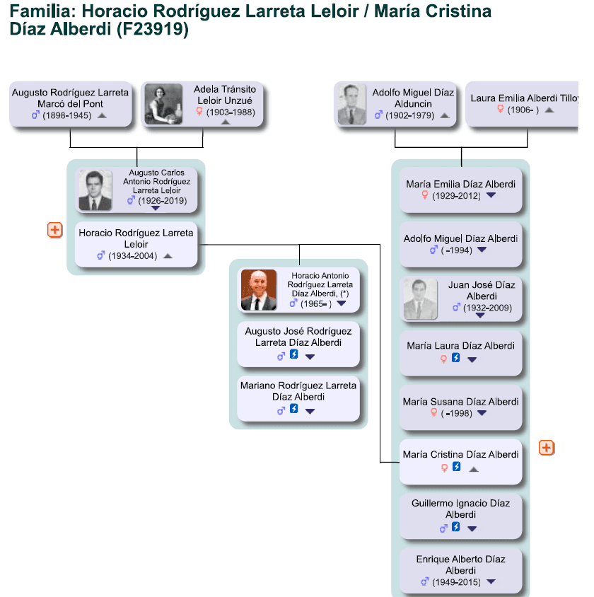 Horacio Rodríguez Larreta, Patricia Bullrich, genealogía, andanzas, oligarquía