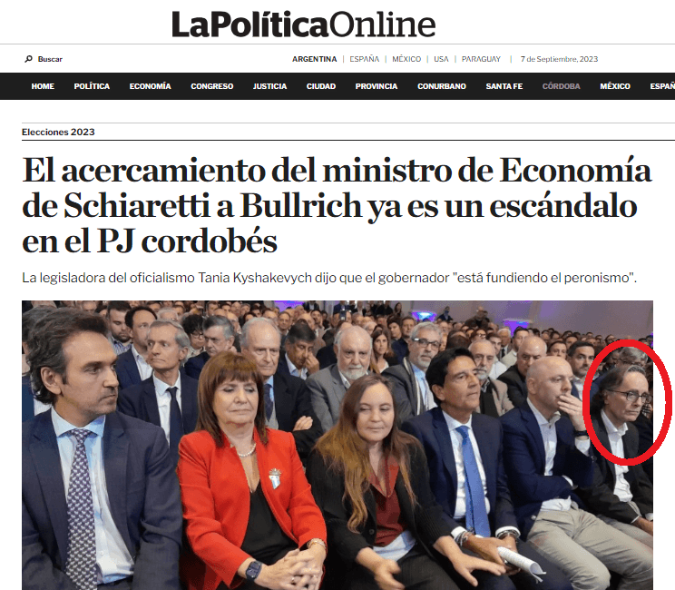 Legisladora PJ Córdoba Tania Kyshakevych, Votar Schiaretti es votar a Milei, cordobesismo