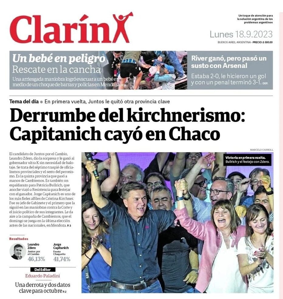 Resultado elecciones Chaco, fraude electoral, debería haber segunda vuelta, proyección nacional