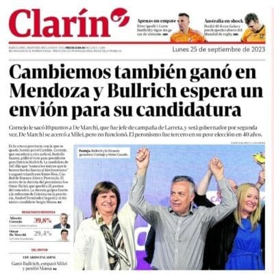 Elecciones Mendoza gano NO VOTO caida representación