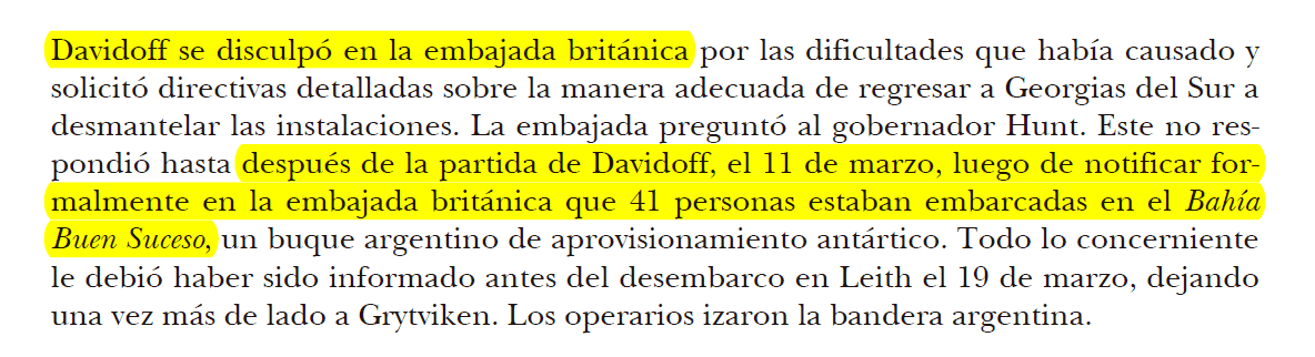 Guerra Malvinas, mensajes secretos a traves LA NACION con el topo Costa Méndez, Incidente Georgias