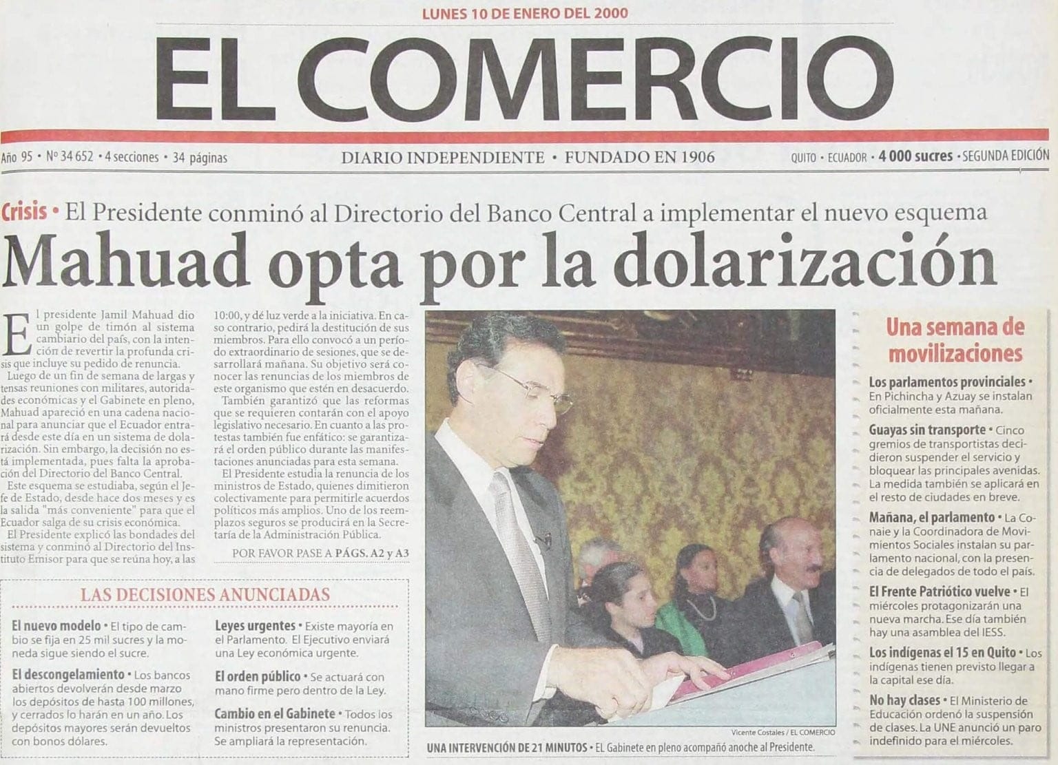 Ecuador dolarización y narcocapitalismo, Argentina dolarización y a-narcocapitalismo