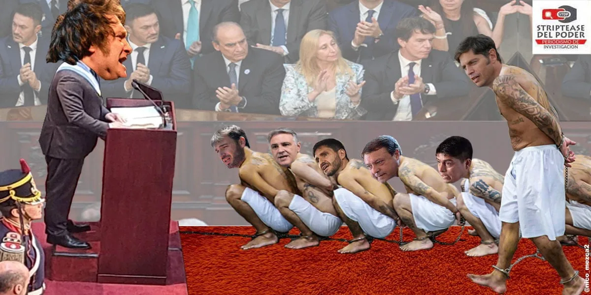 En el Congreso Milei sincero extorsión a gobernadores, Ley Omnibus a cambio alivio fiscal