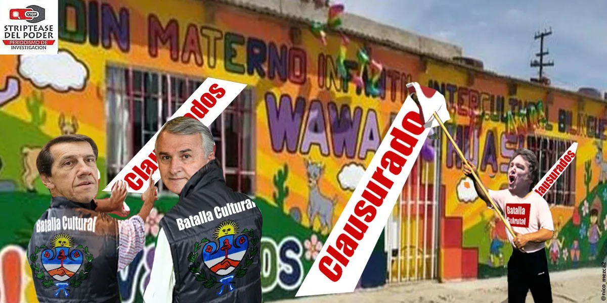 Otro triunfo en la batalla cultural de Milei, cierre Jardín Infantes Intercultural Wawa Huasi - Casa del Niño