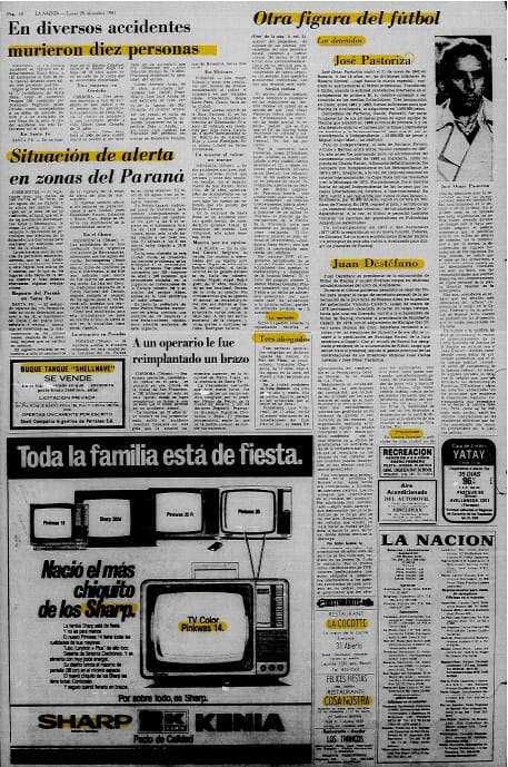 Mensajes secretos a través diario LA NACION con topo de la OTAN canciller Costa Méndez affaire naftas adulteradas