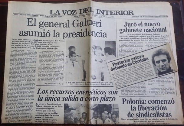 Mensajes secretos a través diario LA NACION con topo de la OTAN canciller Costa Méndez affaire naftas adulteradas