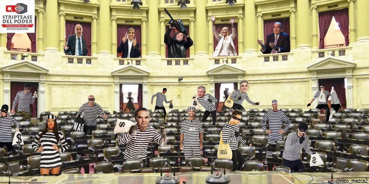 Los nombres y rostros de los diputados que convalidaron vaciamento del país por 30 años