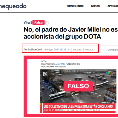 Bajo la sombra de Milei padre vinculado con DOTA, los subsidios al transporte crecieron sustancialmente USD 5 millones por día