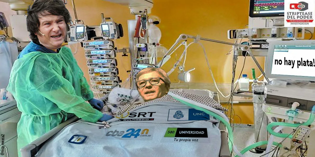 Con Milei los SRT de la UNC y la libertad de expresión están en terapia intensiva