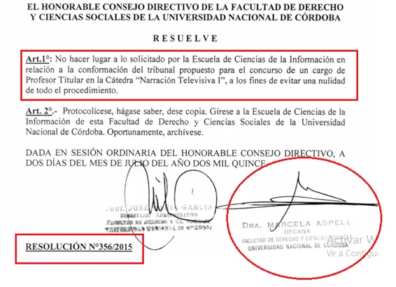 MARIELA PARISI: la decana nepotista de la Facultad de Ciencias de Comunicación de la UNC (1)