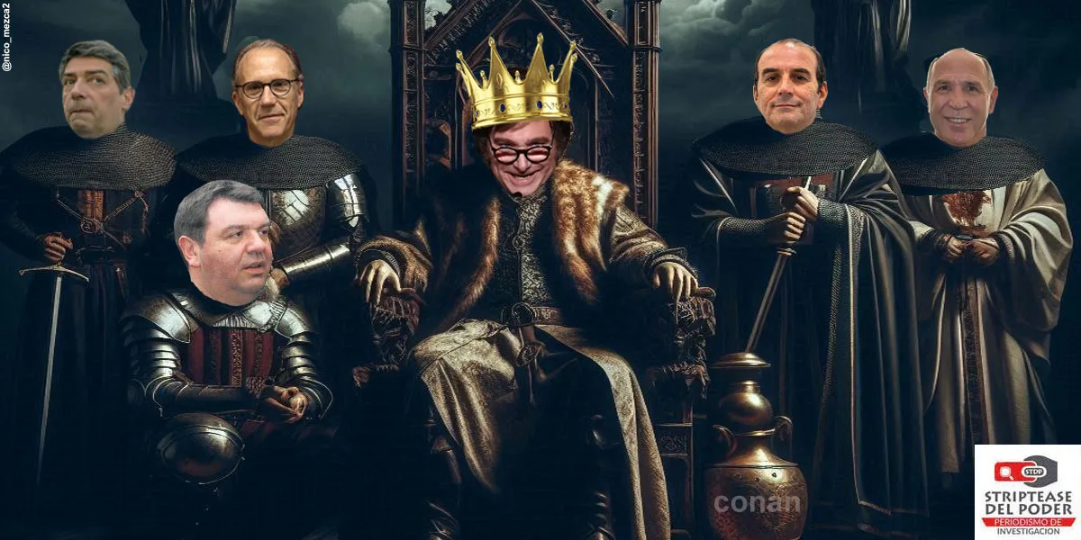 El reyezuelo Milei con un DNU se dispondría a nombrar dos de sus vasallos como ministros de la Corte