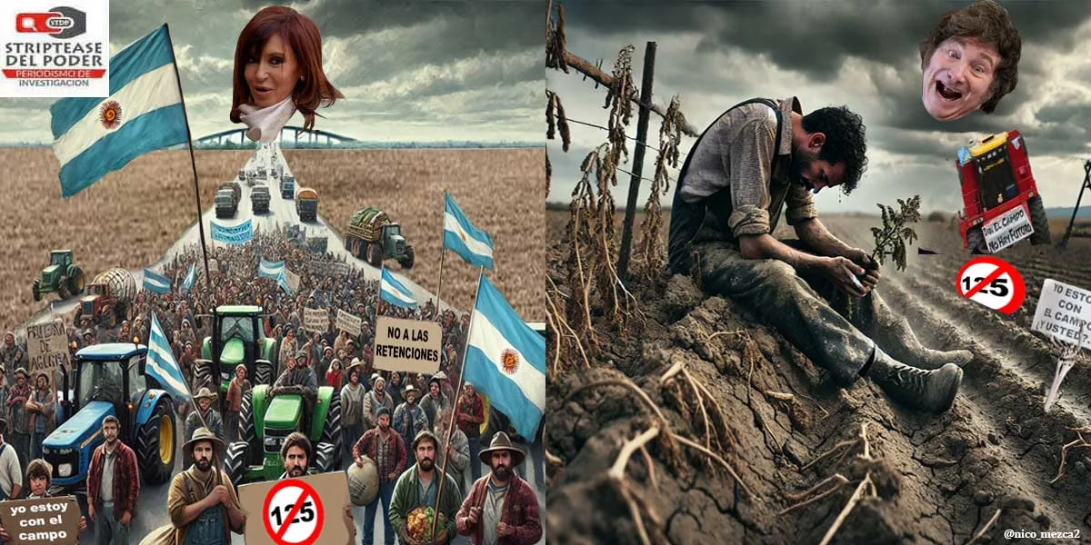 Los precios de los granos están a la mitad de los vigentes con la famosa resolución 125 ¿Para cuándo la rebelión del campo?