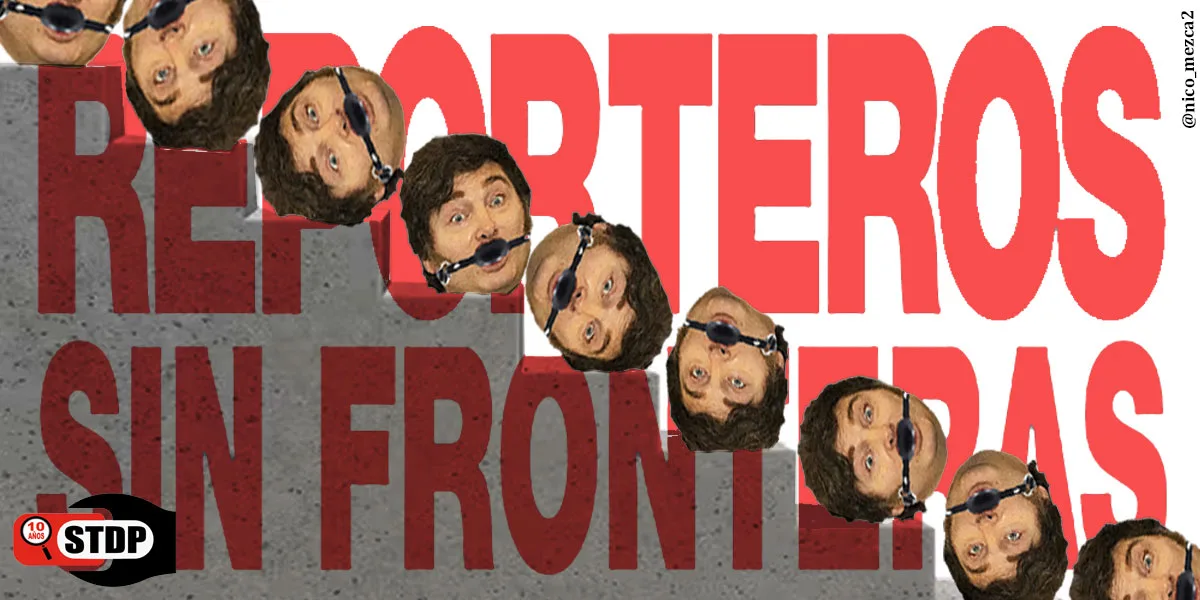 LIBERTAD DE PRENSA: el libertario Milei llevo a Argentina a su peor posición histórica