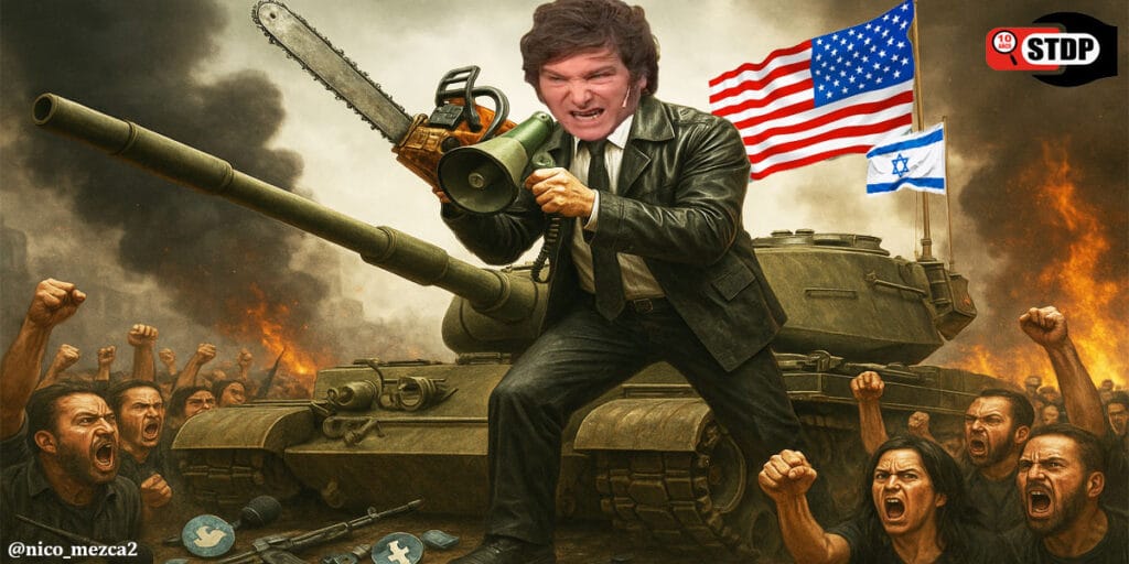 El discurso de odio y belicismo de Milei atenta contra la democracia y la paz