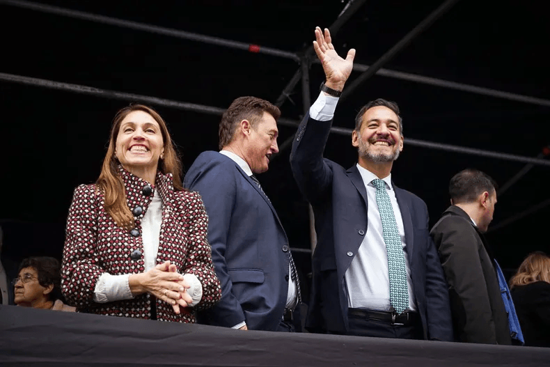 Victoria Flores y Miguel Siciliano. Foto: Gentileza Letra P.