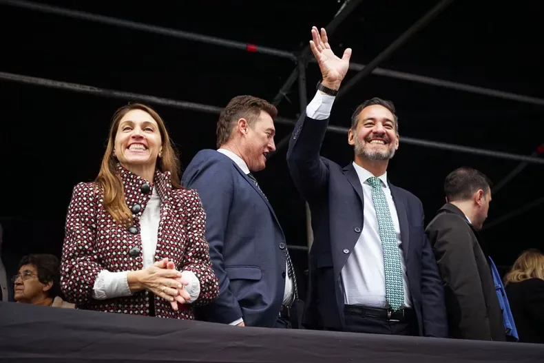 Victoria Flores y Miguel Siciliano. Foto: Gentileza Letra P.