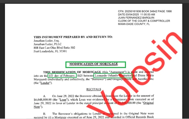 Modificación de la hipoteca