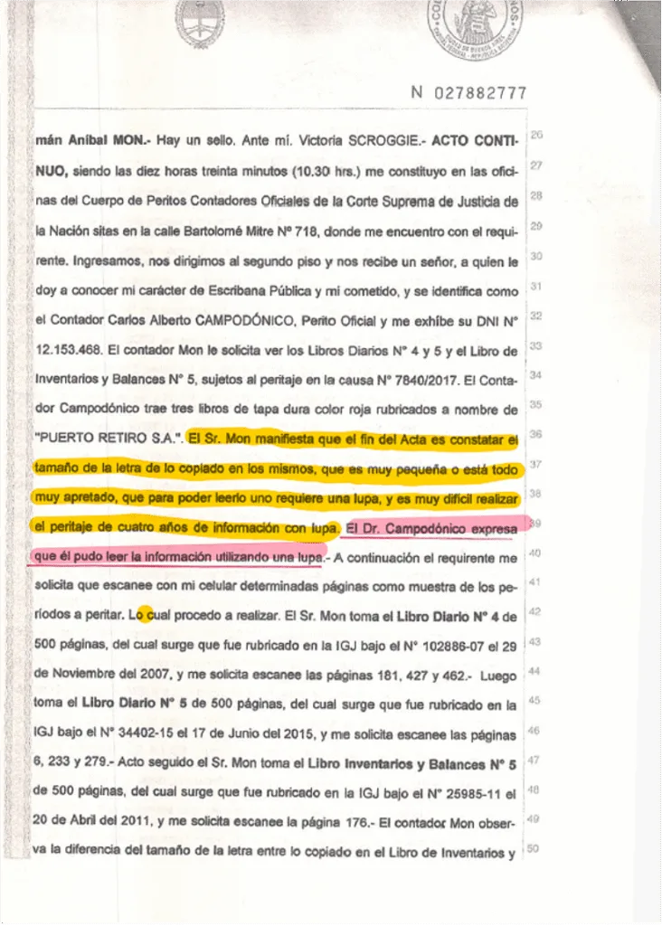 Justicia morosa de Comodoro Py