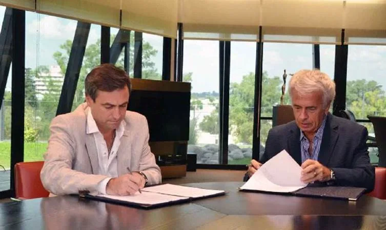 Ramón Mestre y José Manuel De la Sota