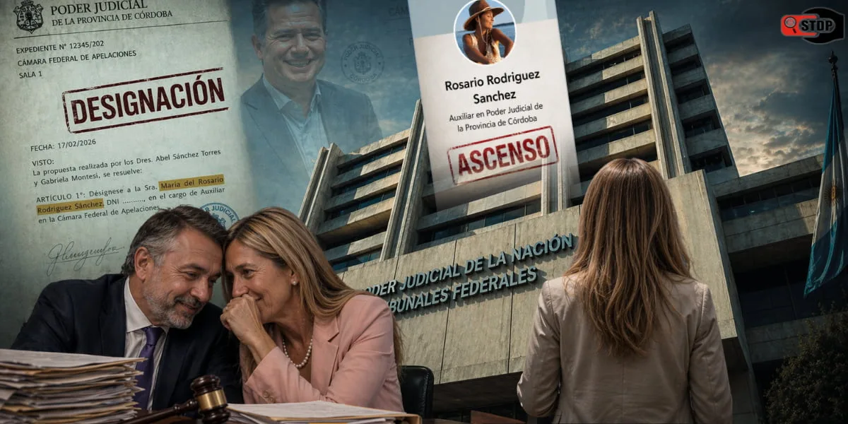 CLLA: la cuñada de Bornoroni asciende con el cuestionado concubinato en la justicia federal
