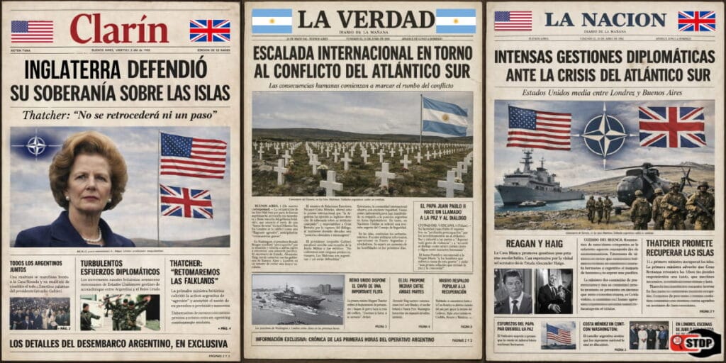 Guerra Malvinas 1982: La verdad histórica de ella y no la "historieta oficial" que cuentan Clarín y La Nación