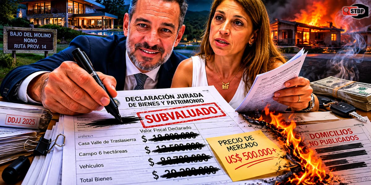 CASTA CORDOBESISTA: El ministro Siciliano y la secretaria Flores sufrieron un siniestro pero ¡triplicaron su patrimonio!