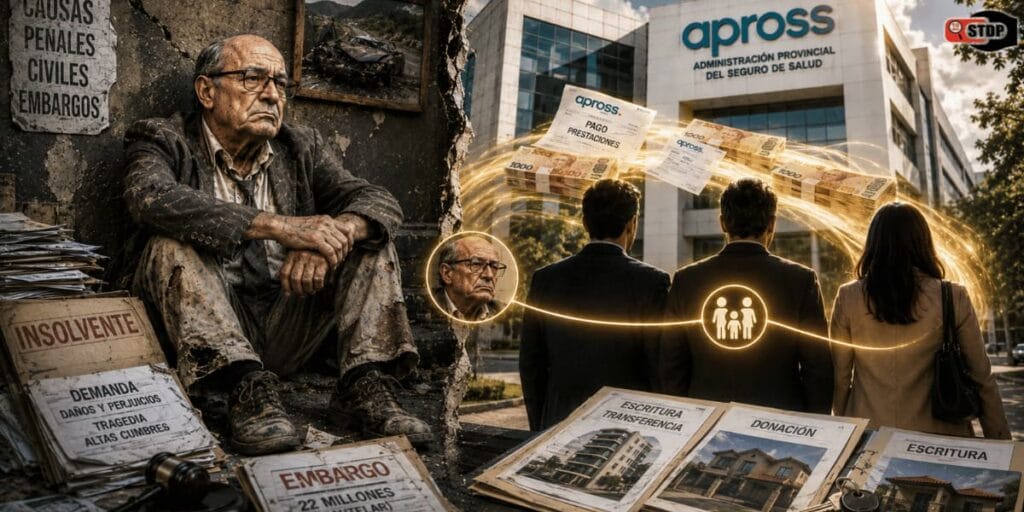 Oscar González se declaró insolvente, pero su familia inmersa en causas penales no lo es y recibe millonarios fondos de APROSS