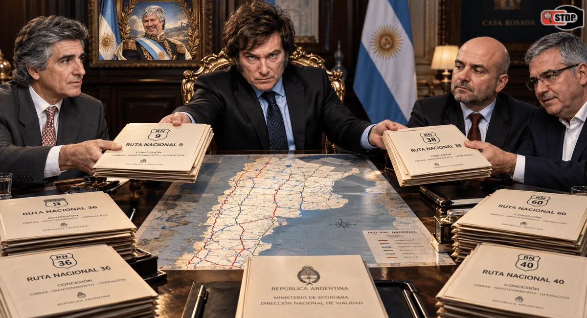 Córdoba y Catamarca ¿Milei repartió las rutas nacionales a los “Lázaros Báez” provinciales?