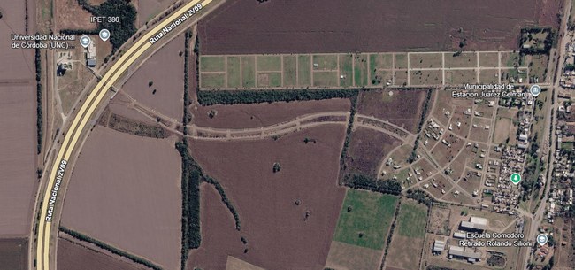 Campus Norte de la UNC y La Vieja Estancia todo unido hasta por un camino