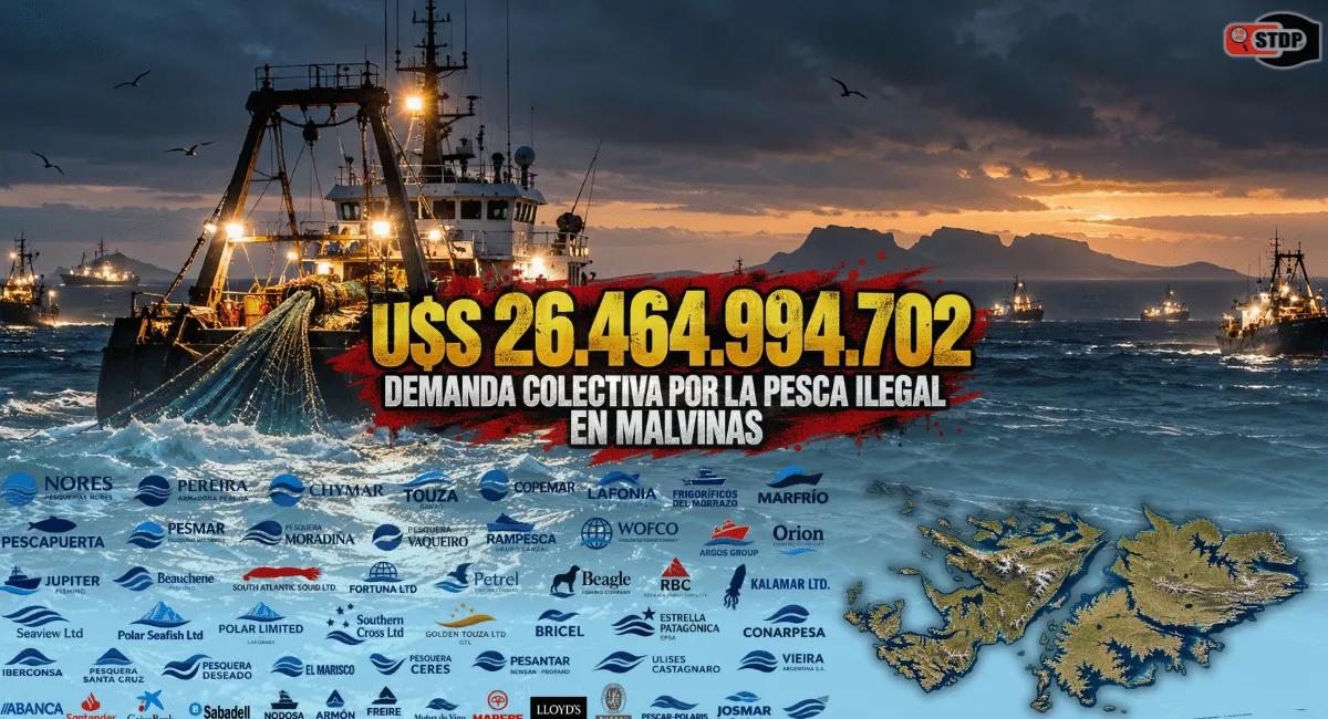 PESCA: Megademanda colectiva contra las empresas que pescan ilegalmente en Malvinas